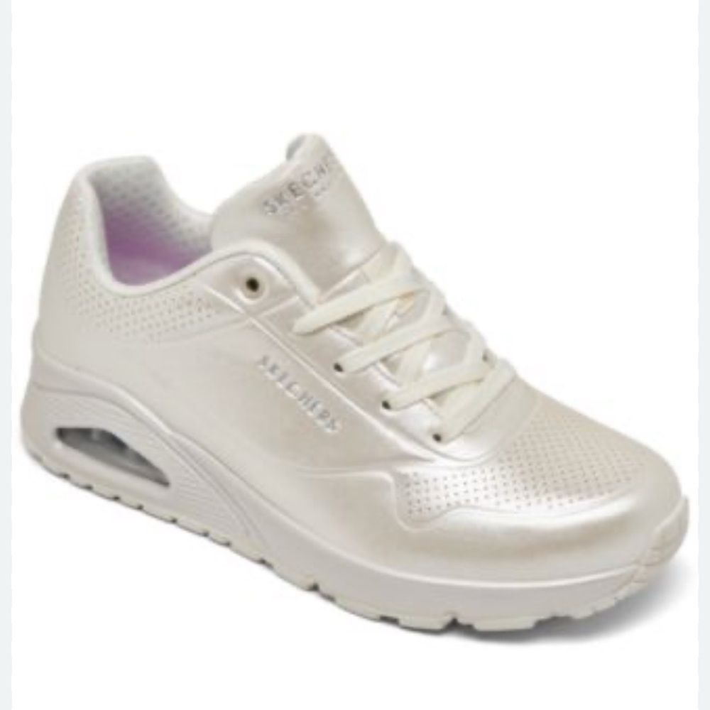 Skechers Women's Pearl White Sneakers